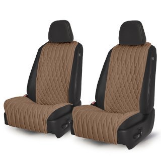Накидки на сидения Комплект передних накидок (Бежевый) Ромб 2