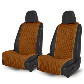 Накидки на сидения Комплект передних накидок (Светло-коричневый) Ромб 2